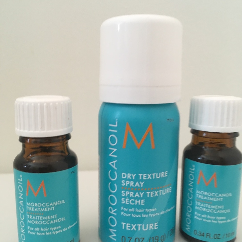 Moroccan oil trio travel size $15